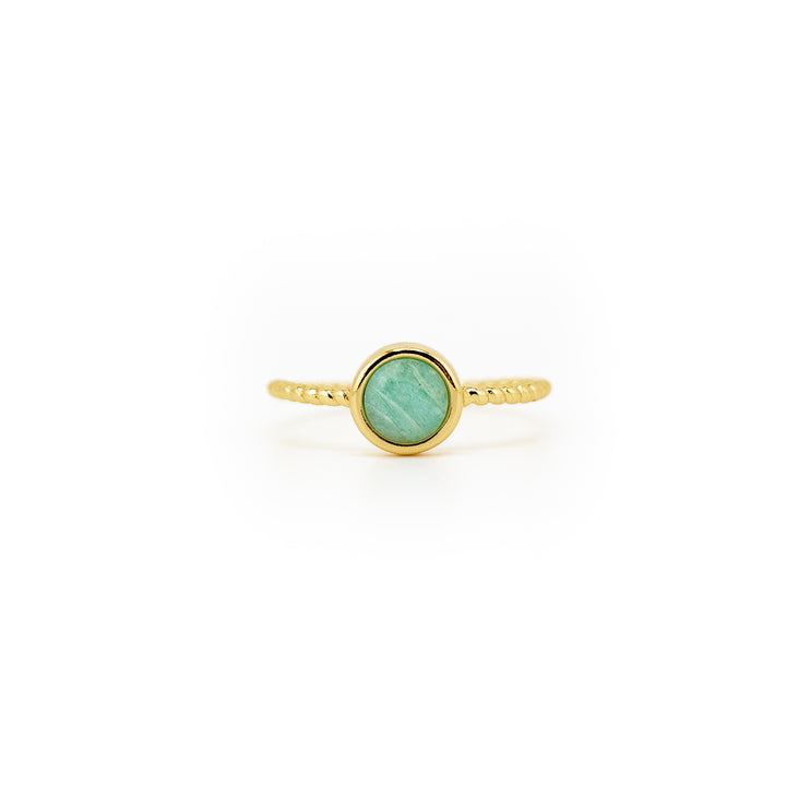 Anillo de piedras preciosas naturales para mujer y hombre - Regalo de joyería con piedras preciosas