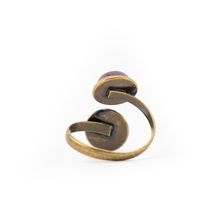 Anillo de piedras preciosas naturales para mujer y hombre - Regalo de joyería con piedras preciosas