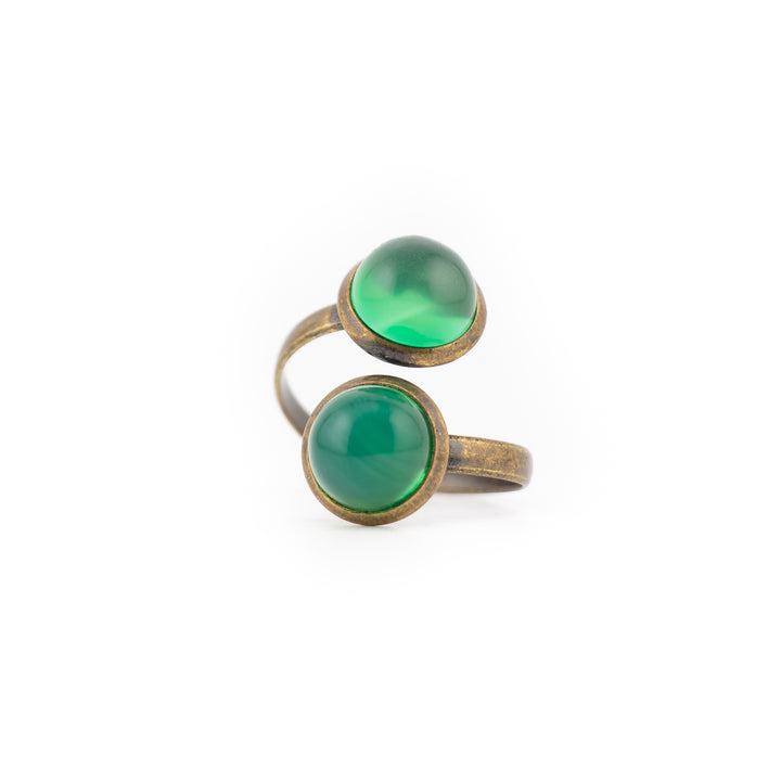 Anillo de piedras preciosas naturales para mujer y hombre - Regalo de joyería con piedras preciosas