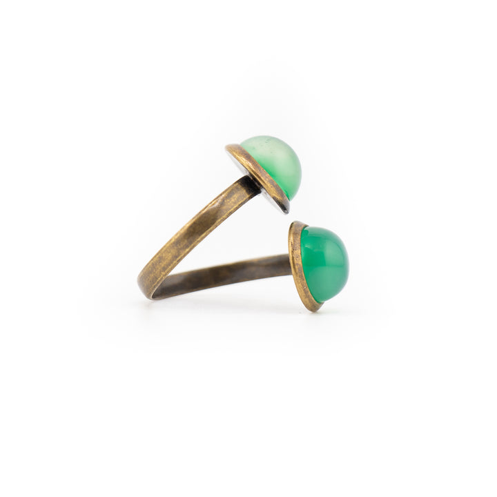 Anillo de piedras preciosas naturales para mujer y hombre - Regalo de joyería con piedras preciosas