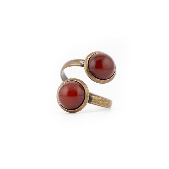 Anillo de piedras preciosas naturales para mujer y hombre - Regalo de joyería con piedras preciosas