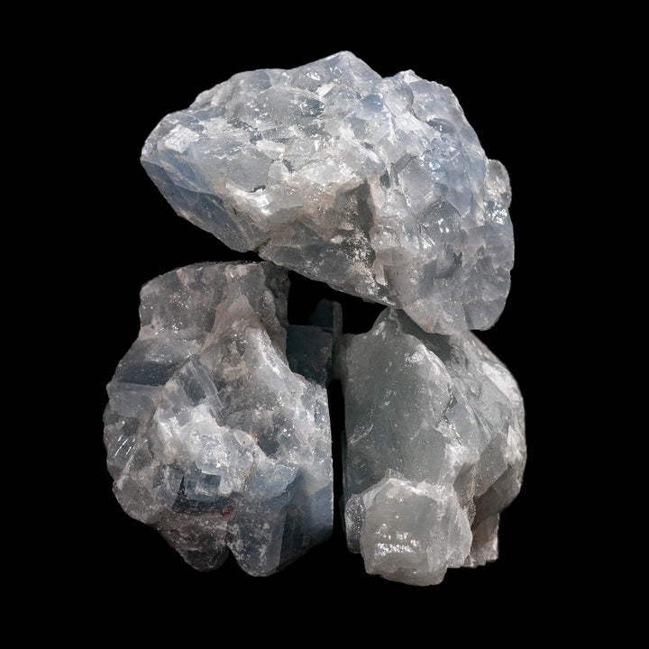 Cristales de calcita azul en bruto | Calmante y sanador