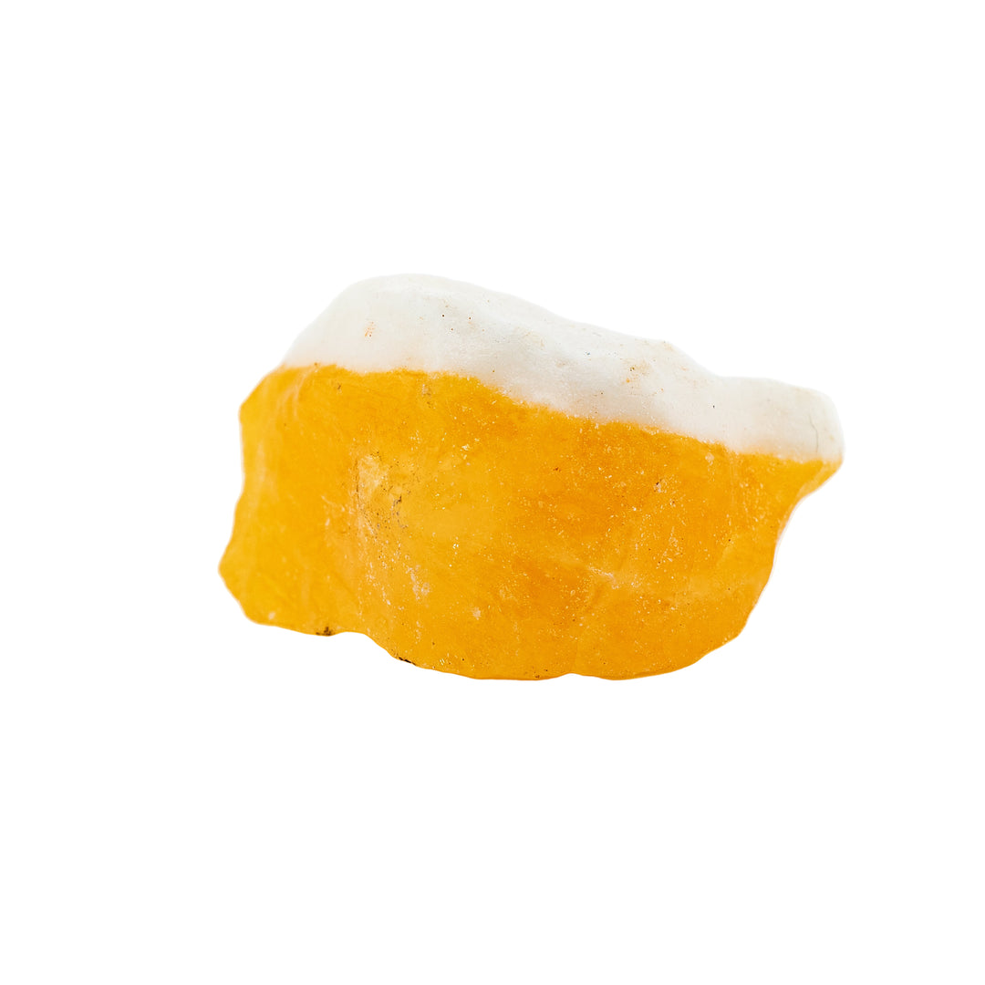 Cristaux bruts de calcite orange | Créativité et énergie
