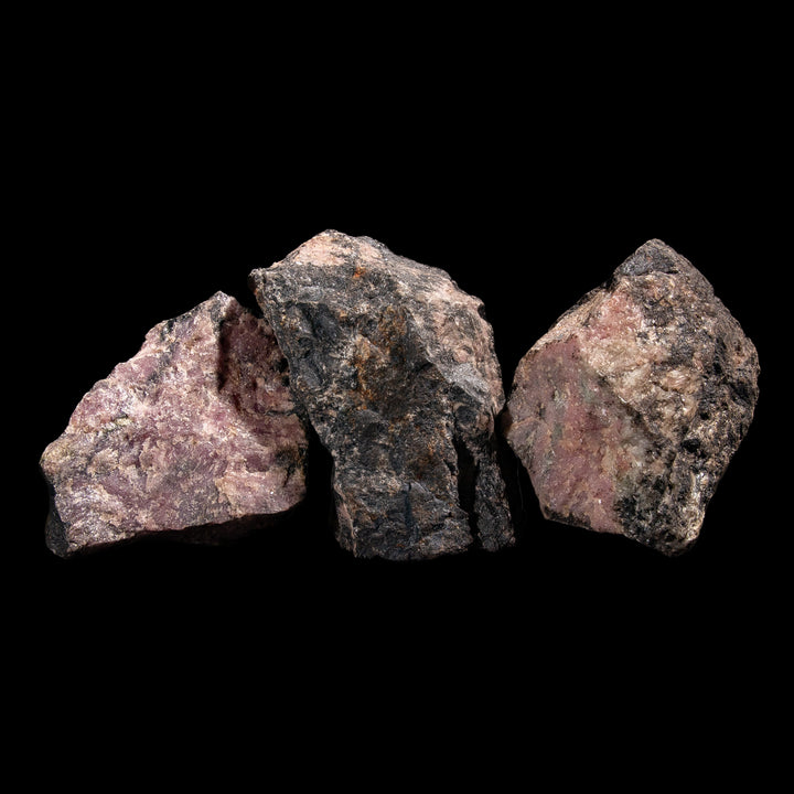 Rhodonite Rough Crystals | Emotional Healing & Balance
