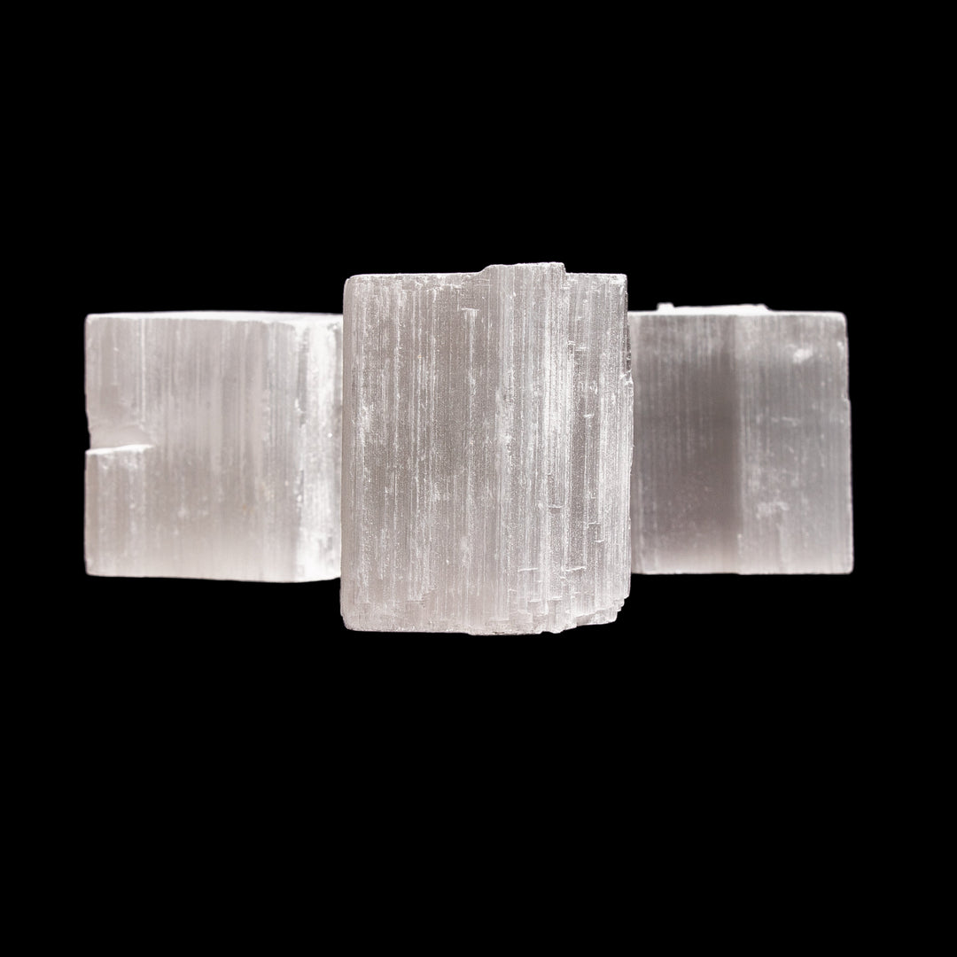 Cristales de selenita en bruto | Limpieza y claridad