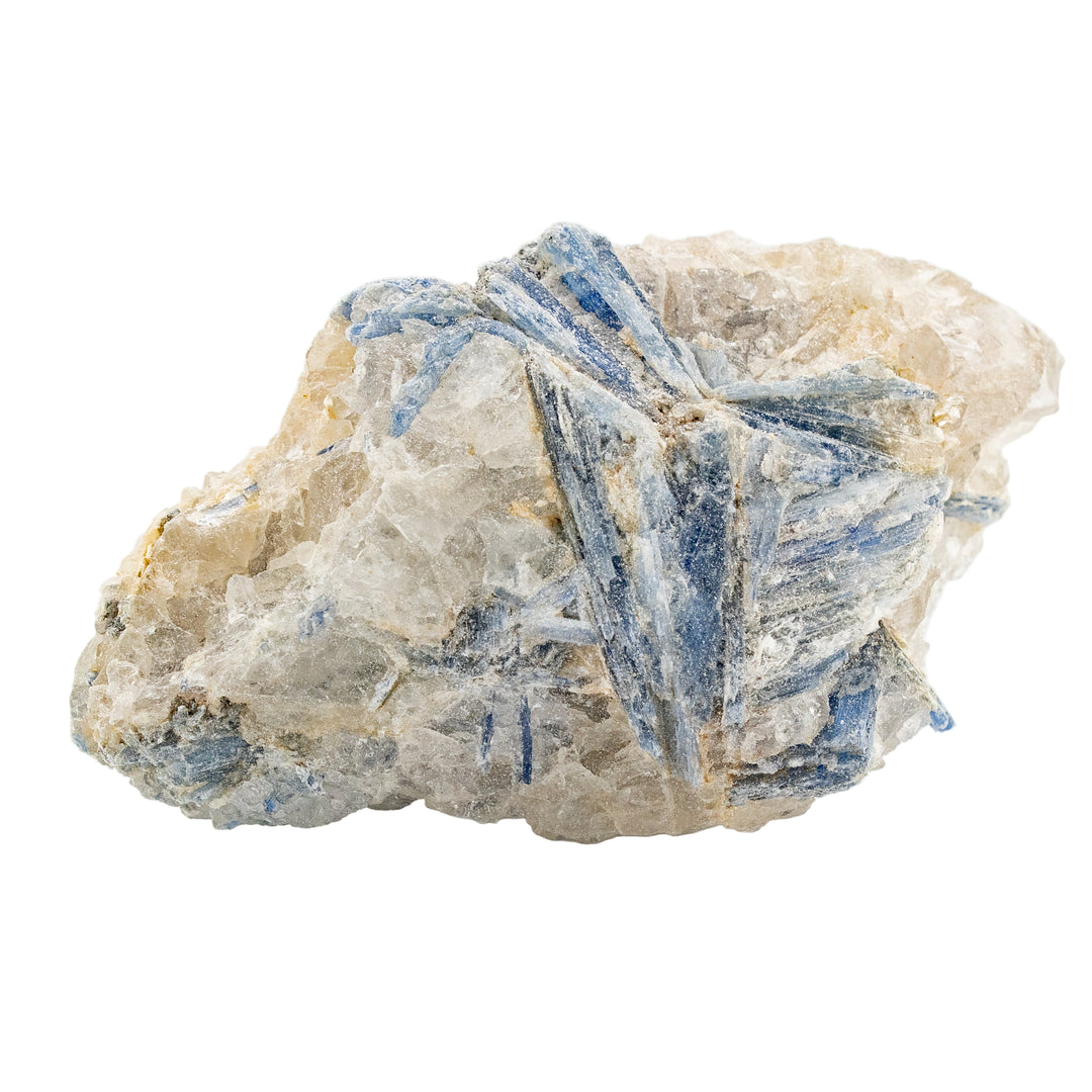 Cristaux bruts de cyanite bleue | Alignement et communication