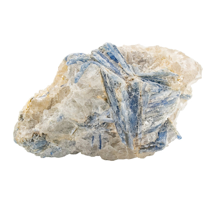 Cristaux bruts de cyanite bleue | Alignement et communication