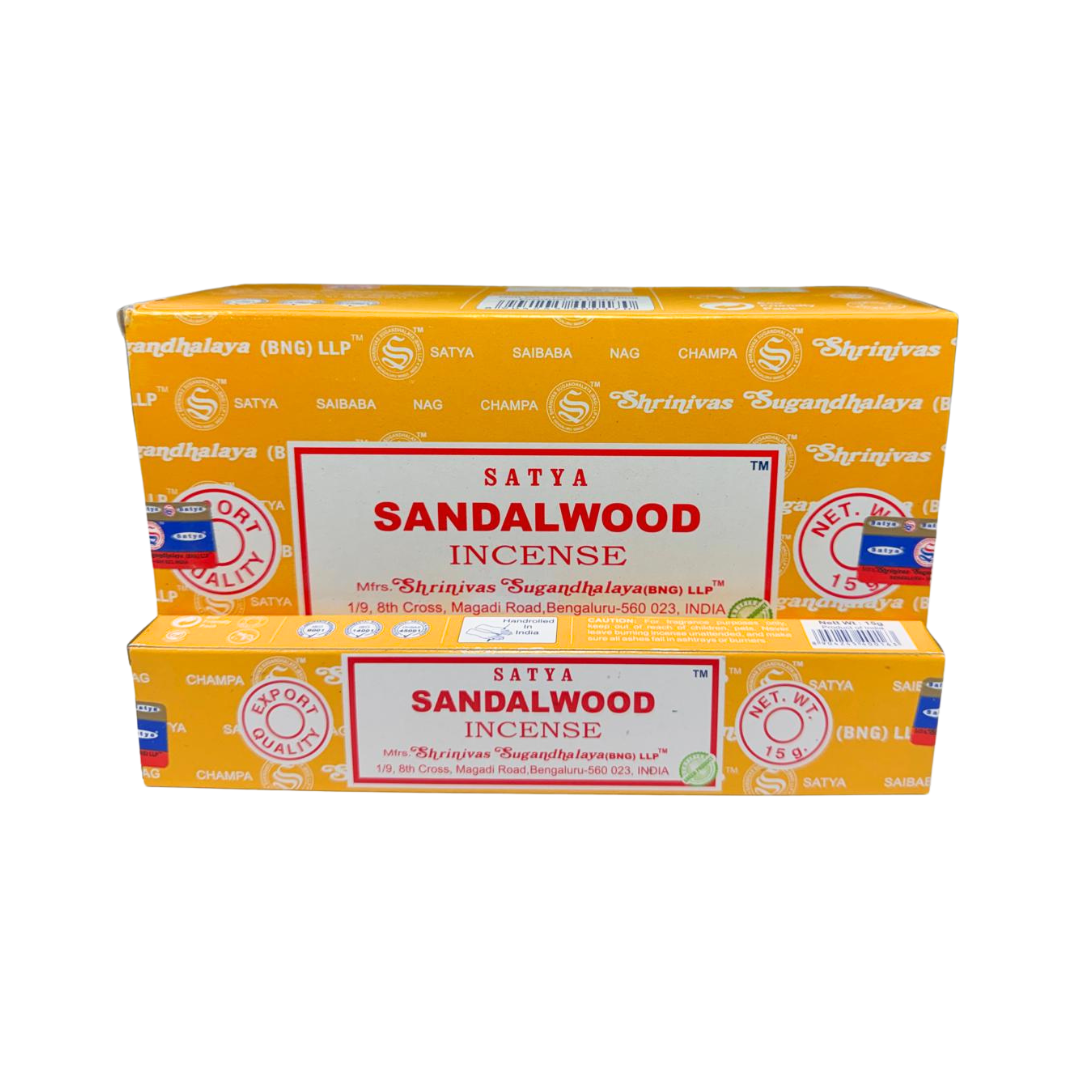 Satya Sandalwood Incense Sticks - 15g