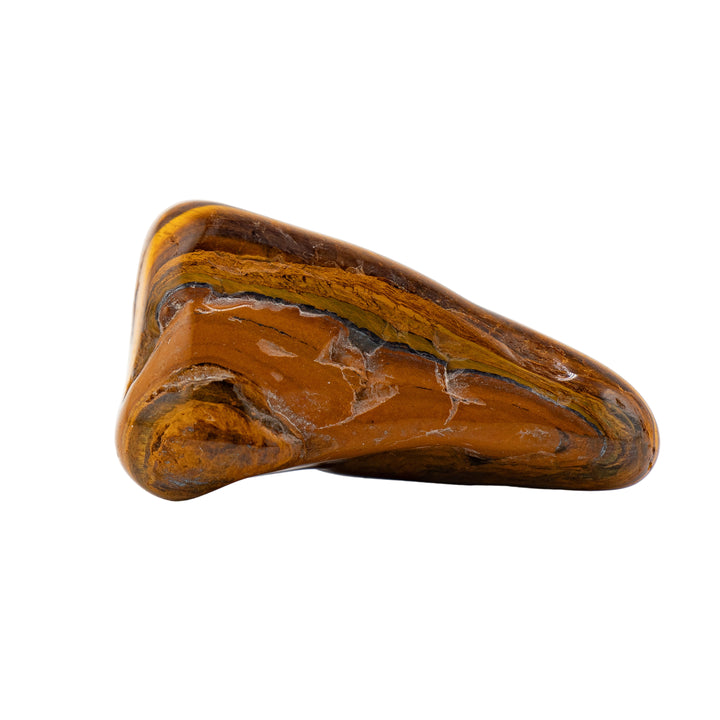 Natural Tiger Eye Tumbled Polished Crystal Stones, 2-3 cm, Extra Quality