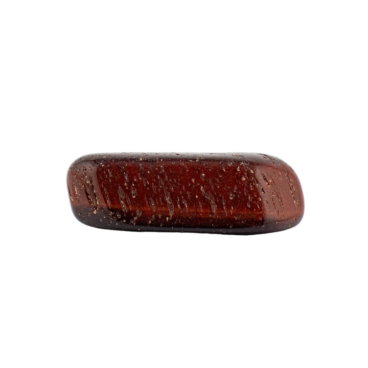 Piedra pulida de ojo de tigre rojo natural: libera positividad y confianza