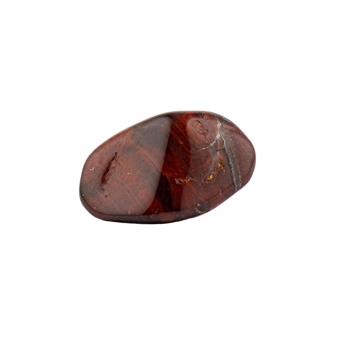 Piedra pulida de ojo de tigre rojo natural: libera positividad y confianza