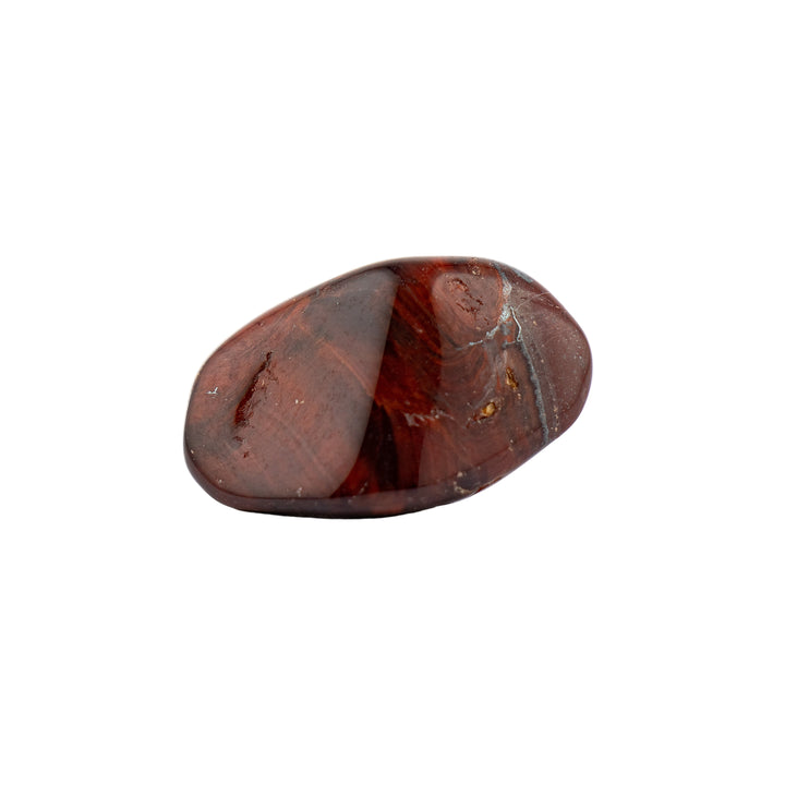 Piedra pulida de ojo de tigre rojo natural: libera positividad y confianza