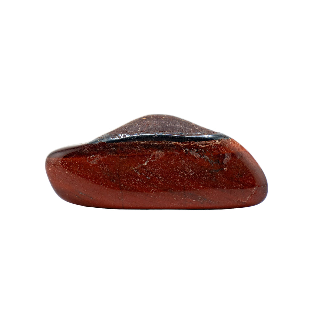 Piedra pulida de ojo de tigre rojo natural: libera positividad y confianza