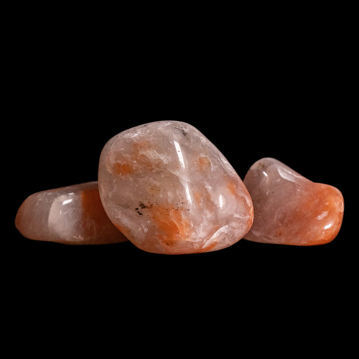 Piedra lunar natural pulida: cristales pulidos para armonía y serenidad espiritual