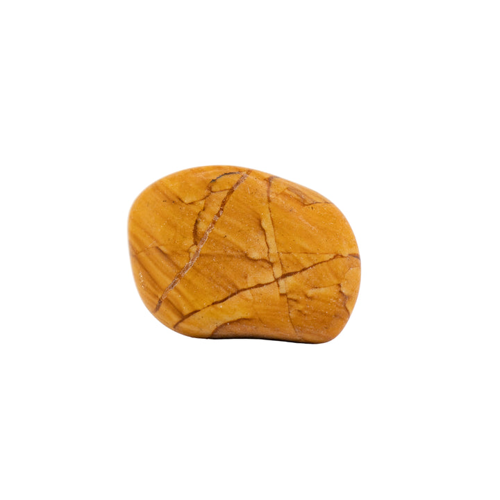 Piedra pulida de jaspe natural: cristal pulido que revela serenidad y estilo.