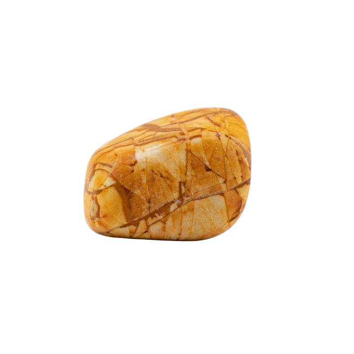 Piedra pulida de jaspe natural: cristal pulido que revela serenidad y estilo.