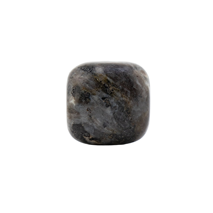 Piedra pulida de larvikita natural: gemas pulidas para un equilibrio espiritual y una decoración elegante