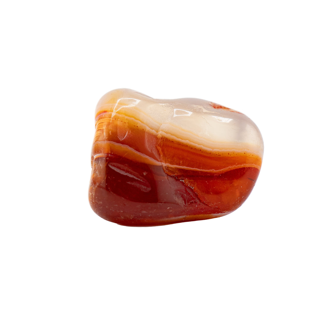 Piedra pulida de cornalina natural: gemas pulidas para despertar espiritual y generar energía positiva.