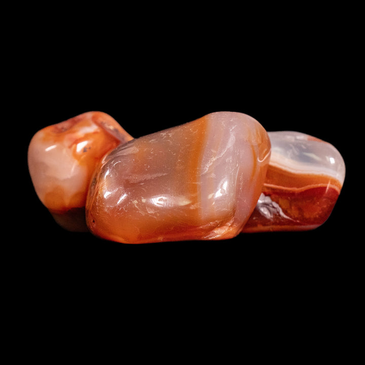 Piedra pulida de cornalina natural: gemas pulidas para despertar espiritual y generar energía positiva.