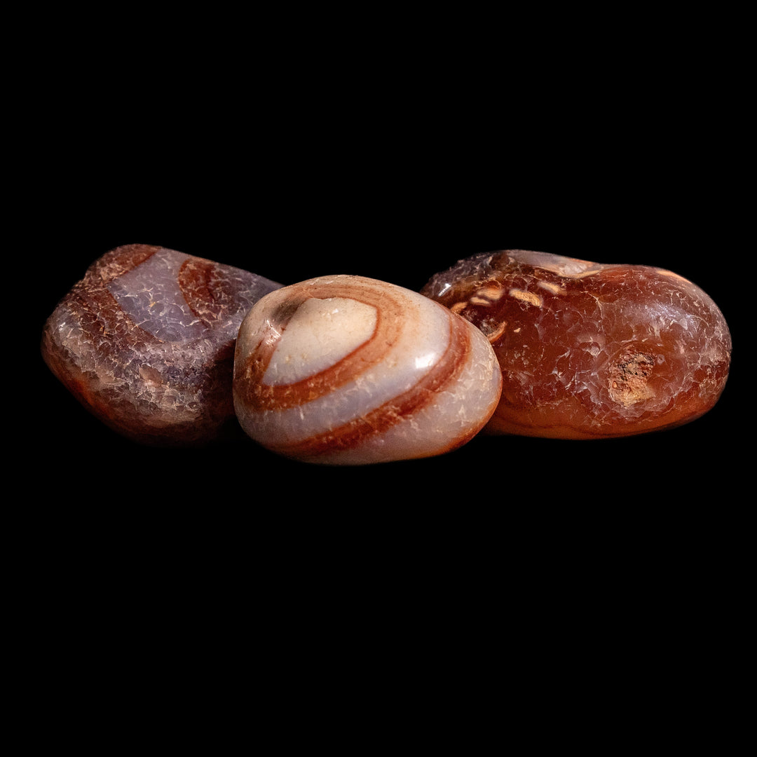 Piedras de cristal pulidas y pulidas de cornalina natural, 2-3 cm, calidad B