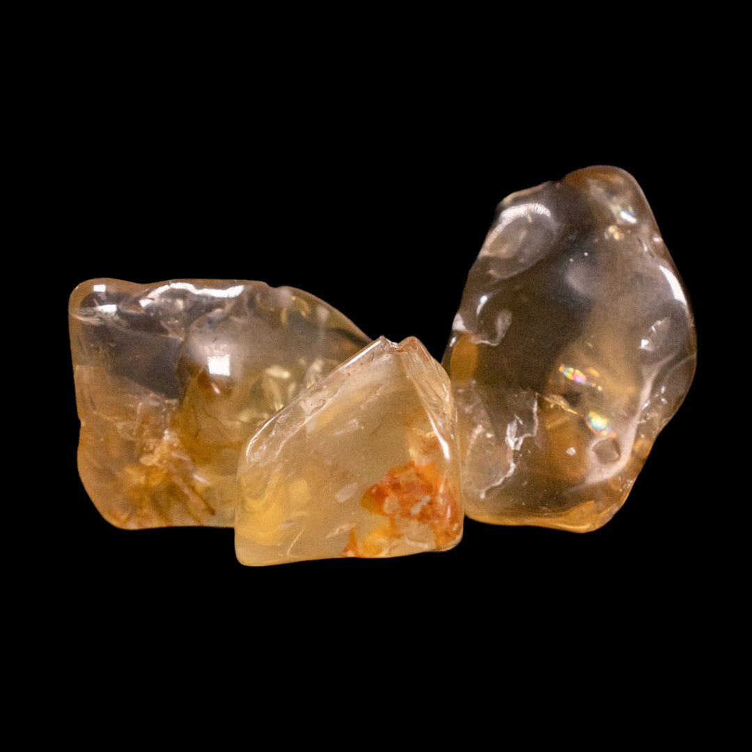 Tumbled Natural Citrine, 2-4 cm, Extra Quality