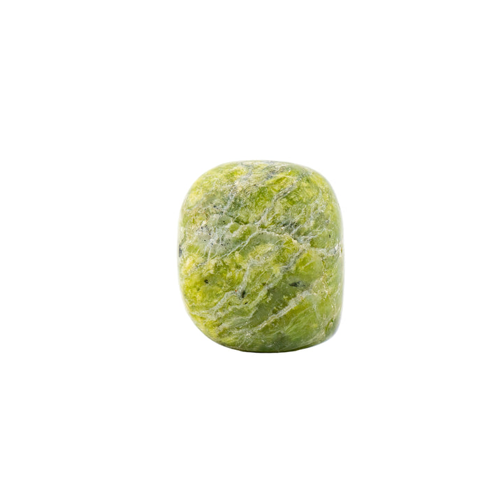 Piedra pulida de jade verde natural: gemas pulidas para la armonía y la prosperidad