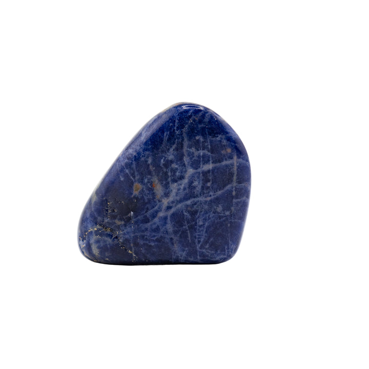 Pierre roulée de sodalite naturelle - Véritable cristal poli pour le calme et la clarté