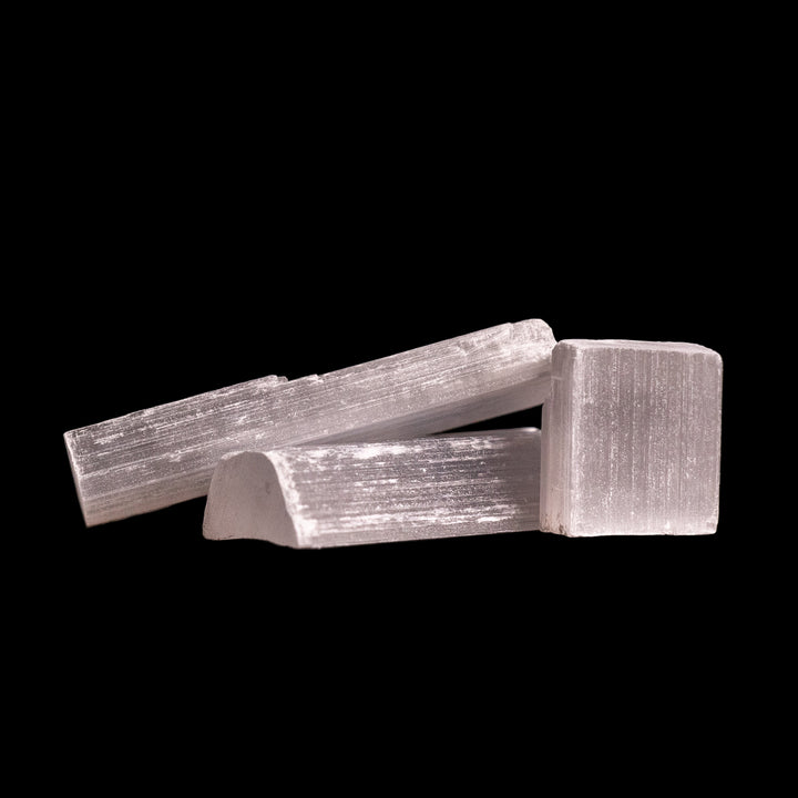 Piedras de cristal pulidas de selenita natural, 2-3 cm, calidad estándar