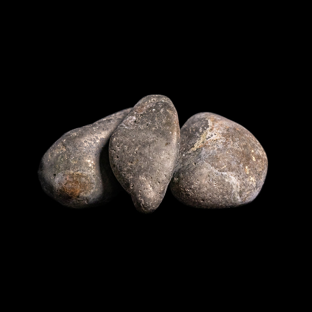 Piedras de cristal pulidas de pirita natural, 2-3 cm, calidad extra