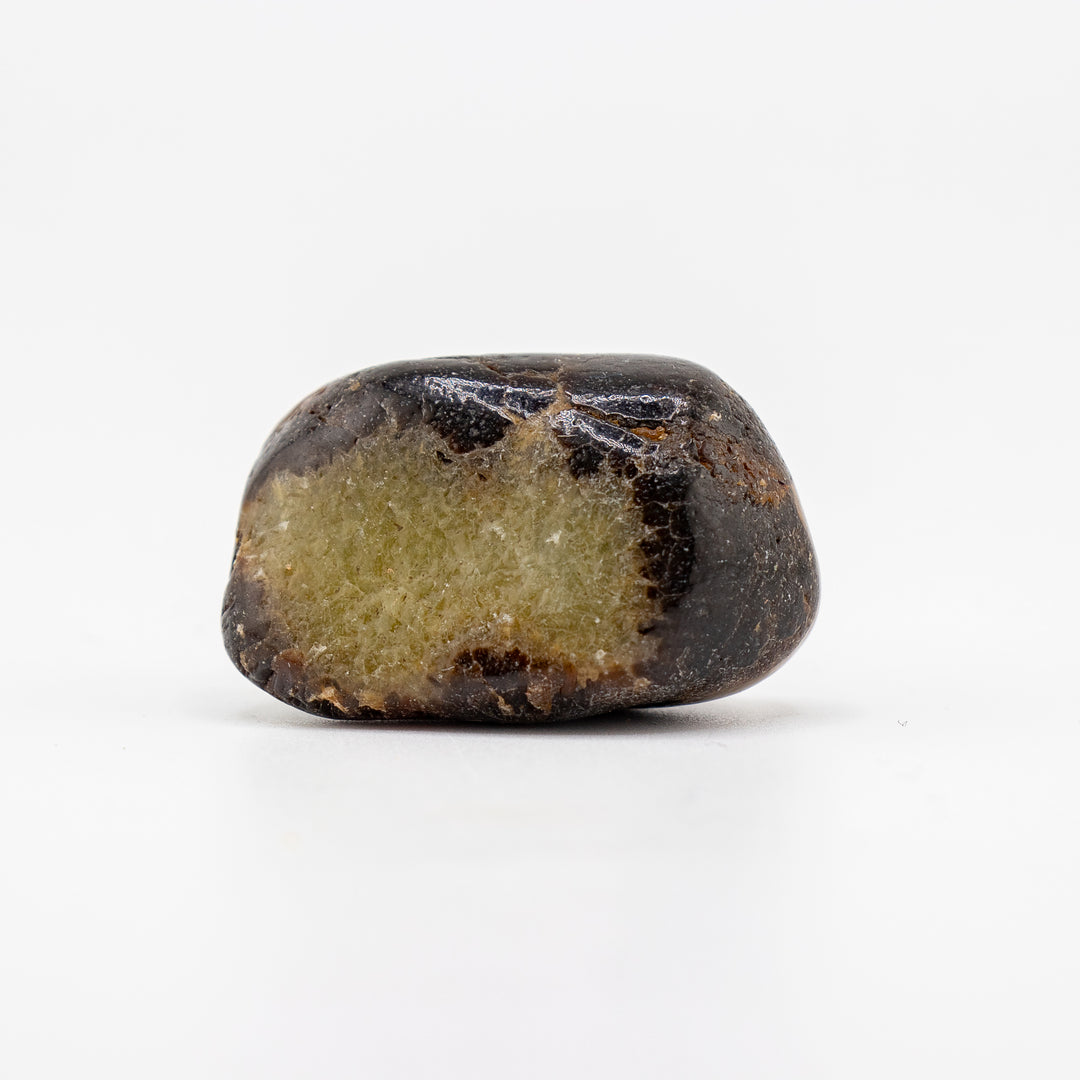 Piedra natural septaria pulida: piedras pulidas para el bienestar y la sanación espiritual