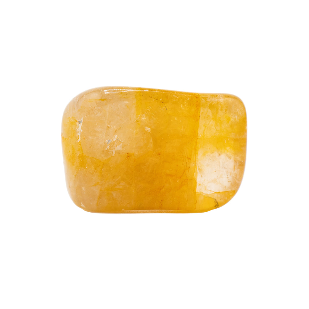 Natural Yellow Hematoid Quartz Tumbled Stone - Polished Crystal for Spiritual Growth & Positive Vibes