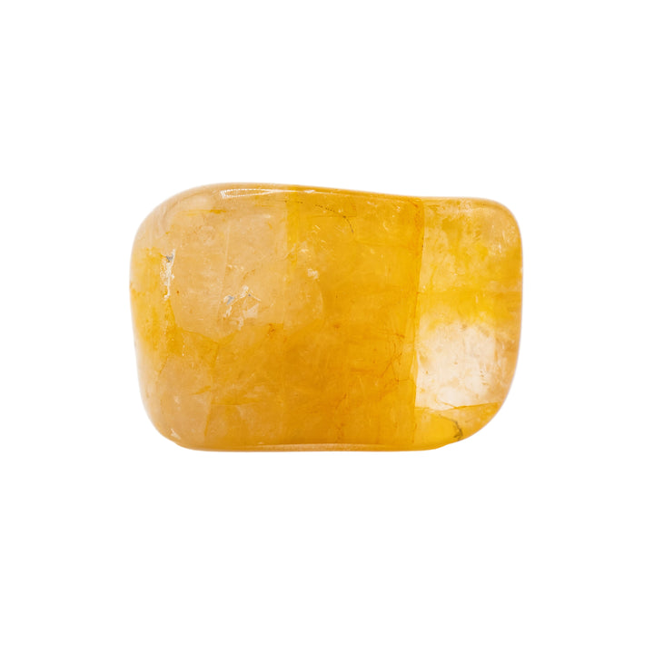 Natural Yellow Hematoid Quartz Tumbled Stone - Polished Crystal for Spiritual Growth & Positive Vibes