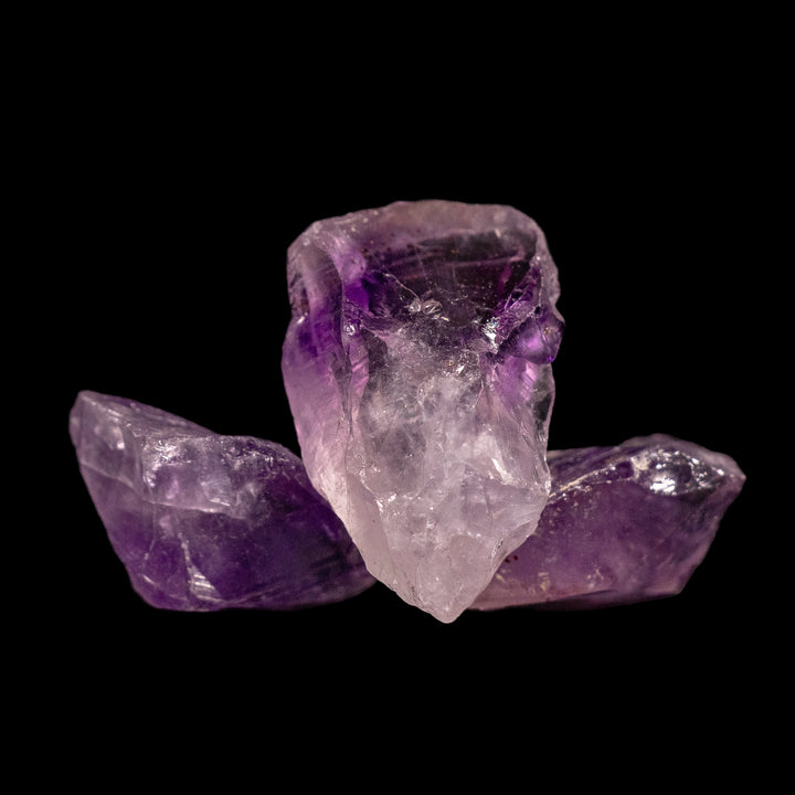 Natural Amethyst Point Tumbled Crystal Stones, 2-3 cm, Extra Quality