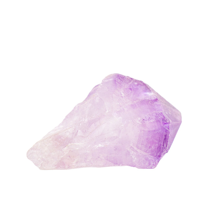 Piedras de cristal pulidas con punta de amatista natural, 4-6 cm, calidad extra