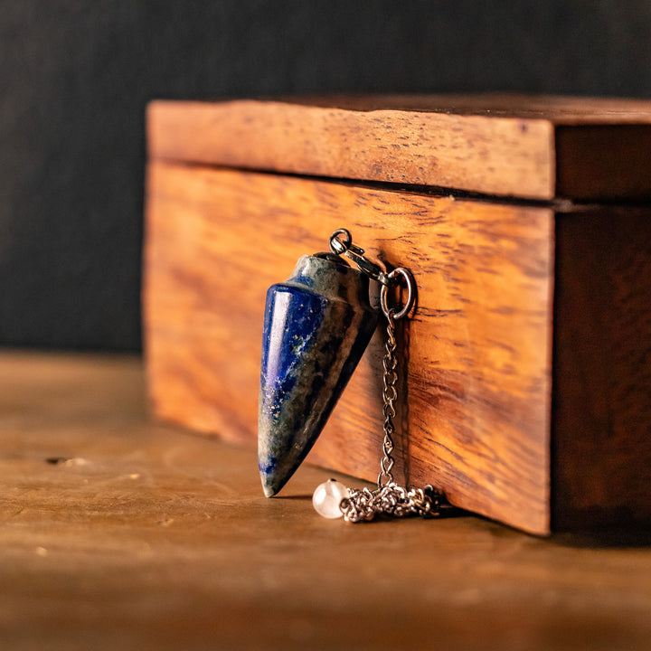 Lapis Lazuli Pendulum – Truth & Inner Wisdom Tool for Intuition, Dowsing & Chakra Insight