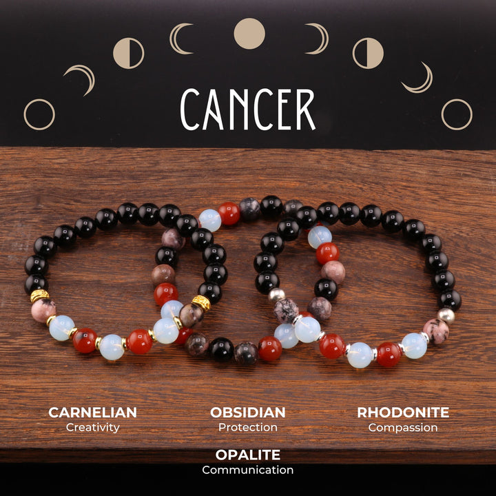 Bracelet du zodiaque Cancer