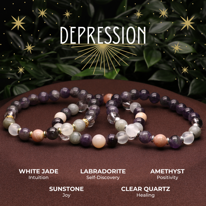 Bracelets d'intention contre la dépression