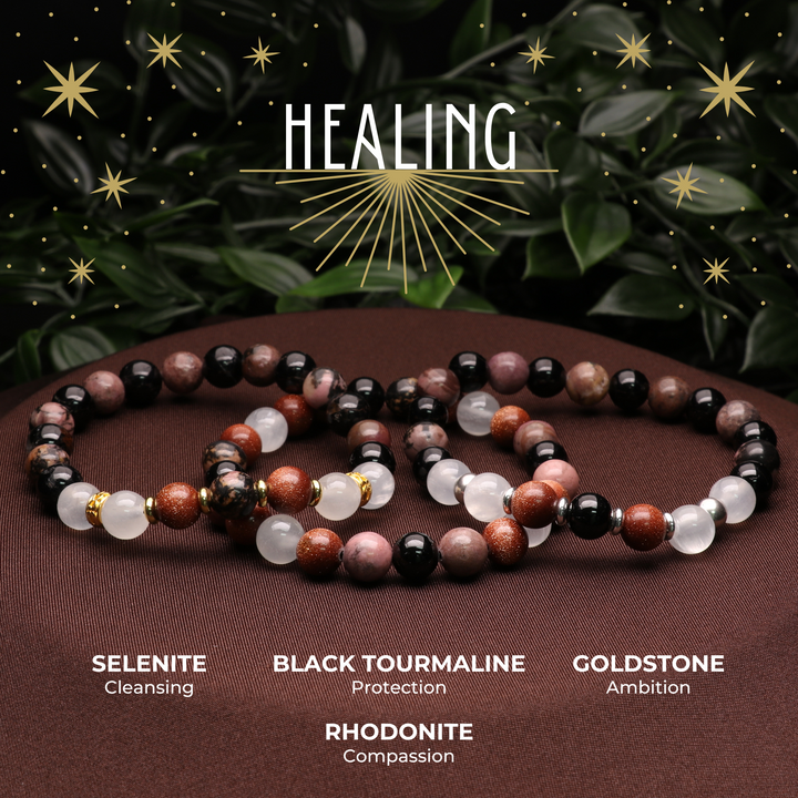 Bracelets d'intention de guérison