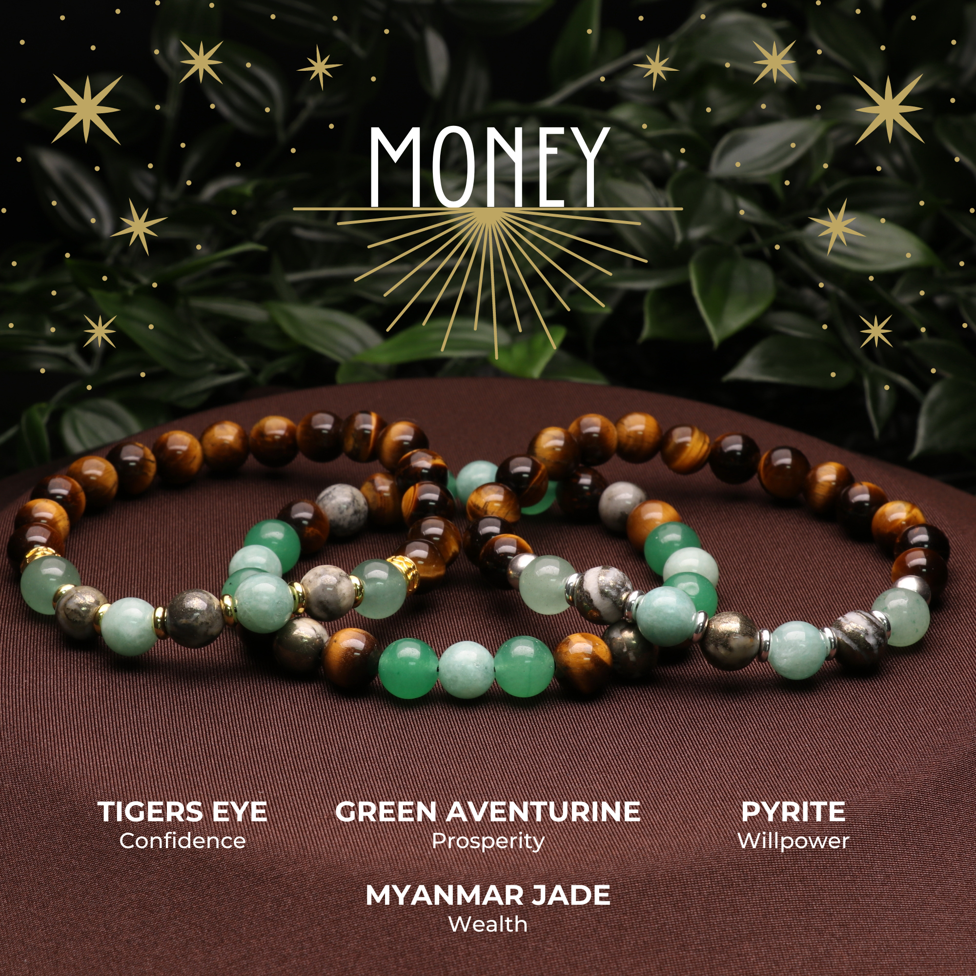 money tree bracelet Money Intention Bracelet Gold