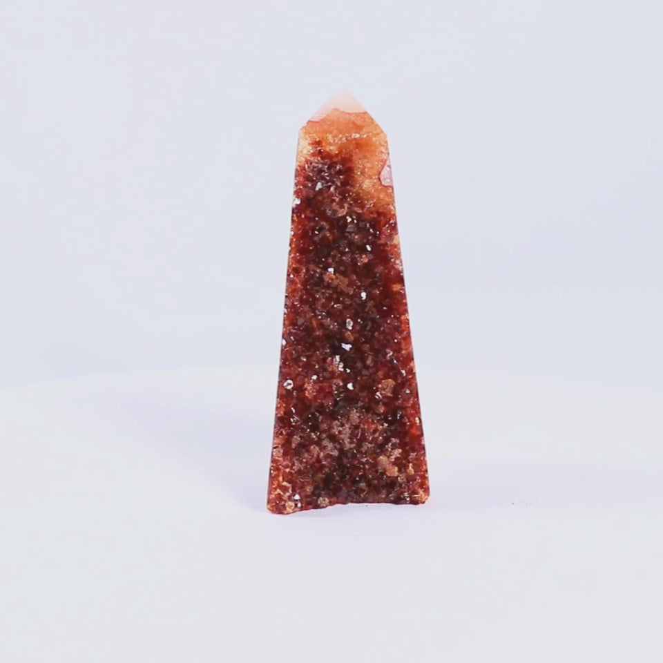 "Sunfire Crest" - Rare Citrine Point Tower