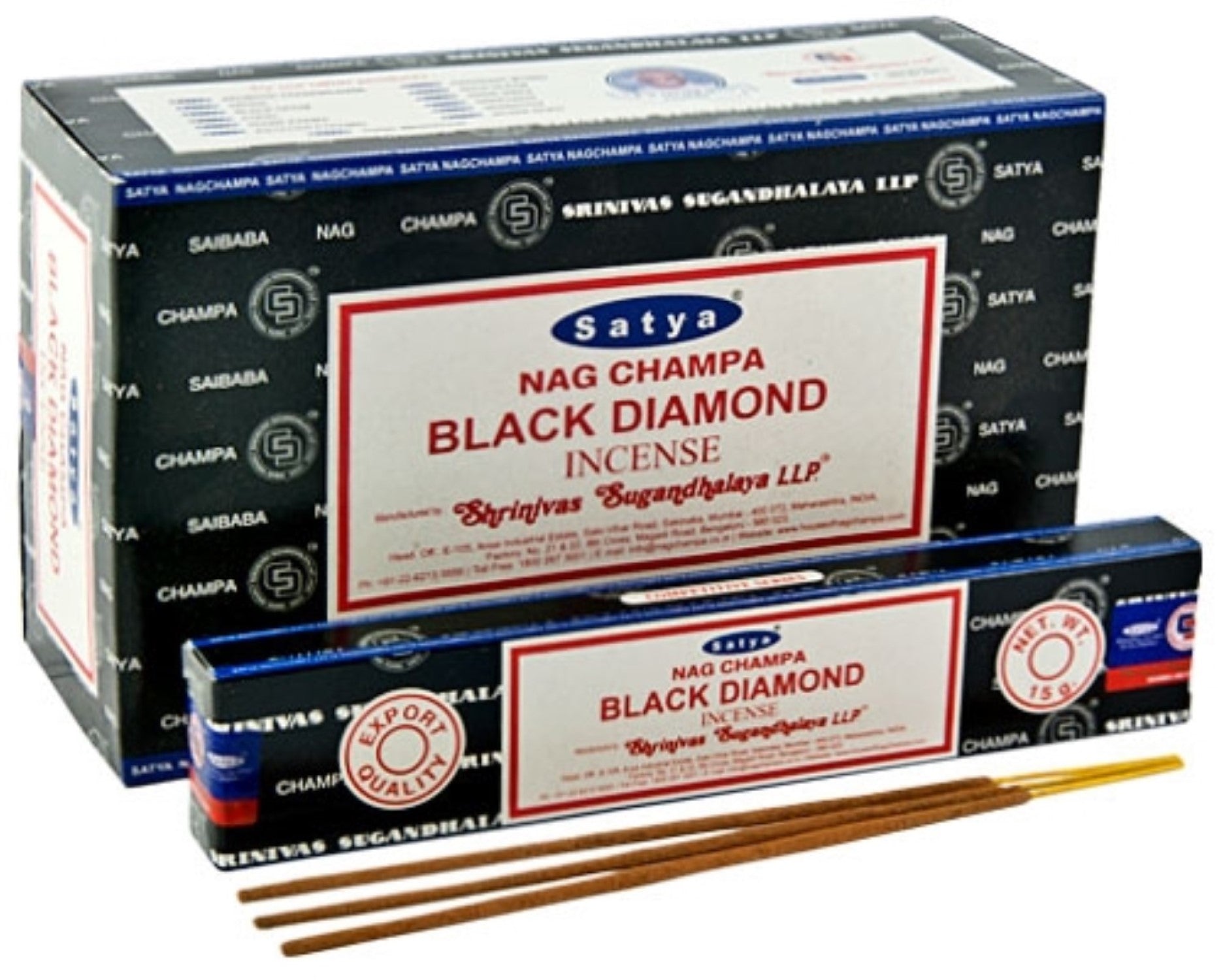 Encens Satya Black Opium En Bâtonnets - 15 Gr