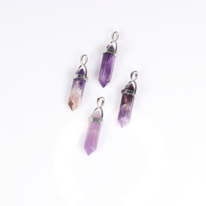Amethyst Point Pendant Necklace - Handcrafted Crystal Jewelry