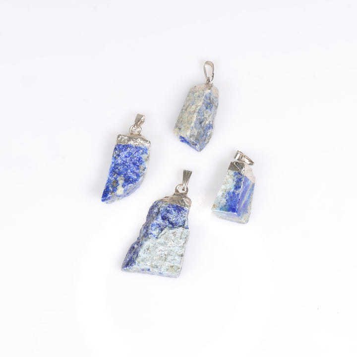 Lapis Lazuli Gemstone Pendant Necklace - Handcrafted Crystal Jewelry