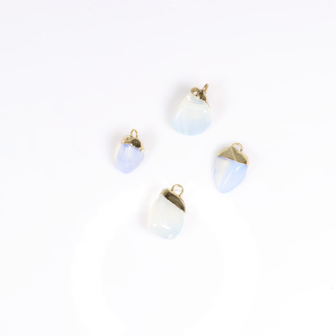 Collier avec pendentif en pierre précieuse d'opalite naturelle fabriqué à la main