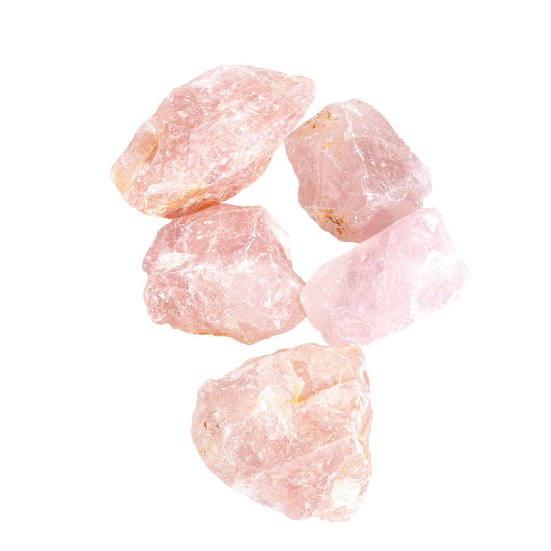 Rose Quartz Rough Crystals | Love & Emotional Healing