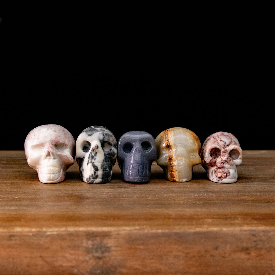 Gemstone Skulls