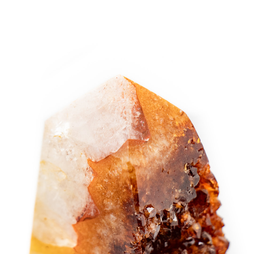 Natural Citrine Crystal Obelisk Tower - Healing Gemstone Decoration, Meditation Therapy Gifts