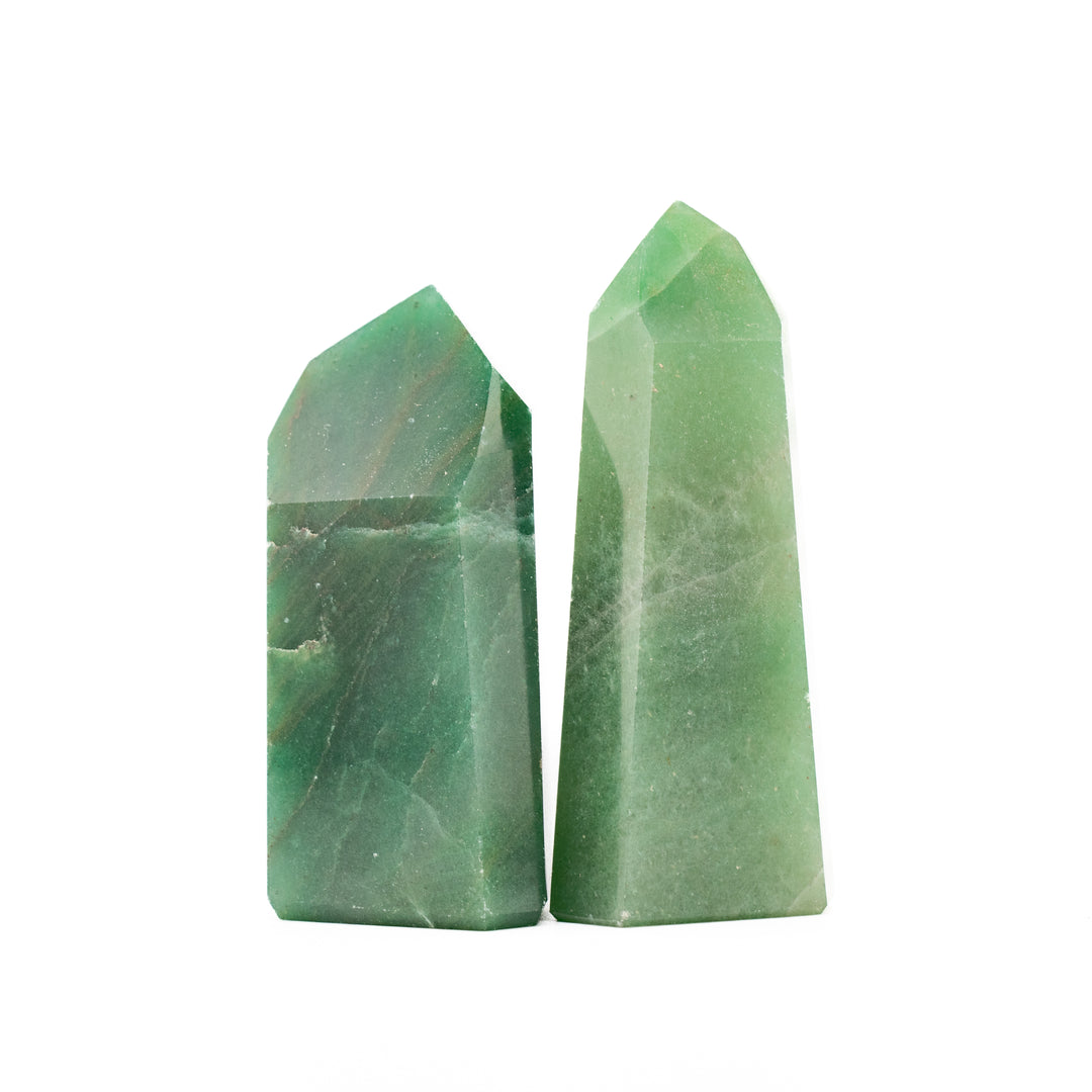 Natural Green Aventurine Crystal Obelisk Tower - Healing Gemstone Decoration, Meditation Therapy Gifts
