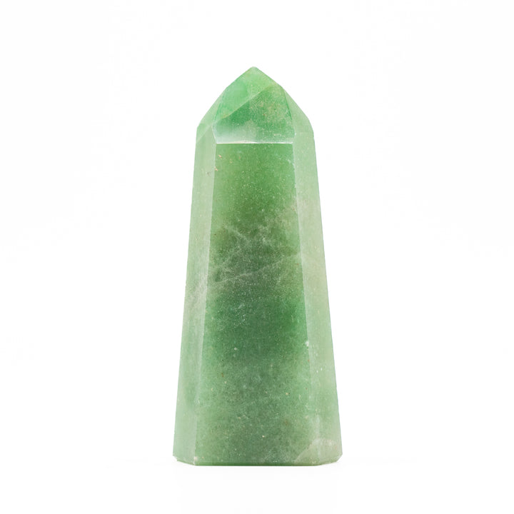 Natural Green Aventurine Crystal Obelisk Tower - Healing Gemstone Decoration, Meditation Therapy Gifts