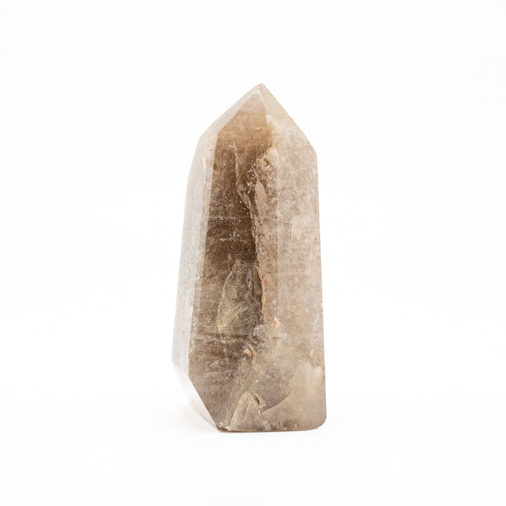Natural Rutilated Quartz Crystal Obelisk Tower - Healing Gemstone Decoration, Meditation Therapy Gifts